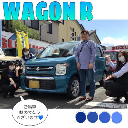 新型ワゴンR！！笑顔の御納車式です♫